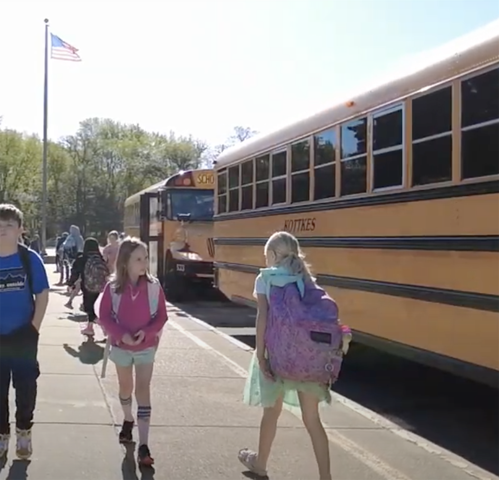  Sunshine drop off at school